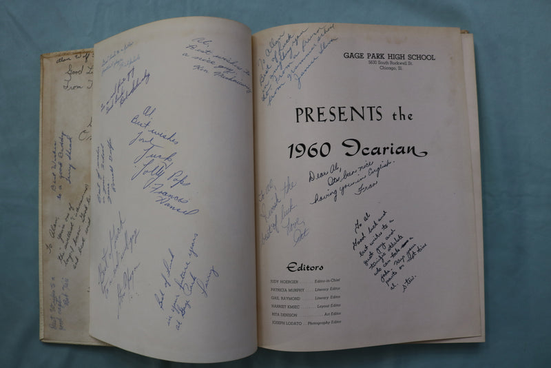 1960 ICARIAN GAGE PARK HIGH SCHOOL YEARBOOK - CHICAGO, ILLINOIS - YB 3567