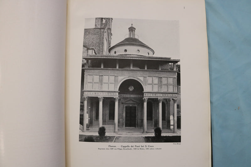 1920 BAUKUNST UND DEKORATIVE PLASTIK IN ITALIEN - GERMAN TEXT - KD 9715