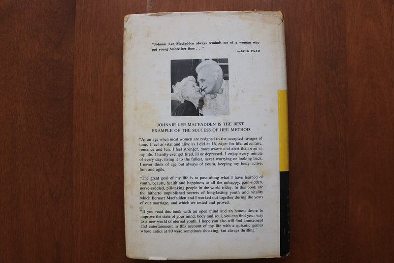 1962 BAREFOOT IN EDEN HARDCOVER BOOK BY JOHNNIE LEE MACFADDEN - KD 9611