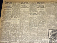 1916 NOVEMBER 8 NEW YORK TIMES - ELECTION CLOSE WILSON 264 HUGHES 251 - NT 7687