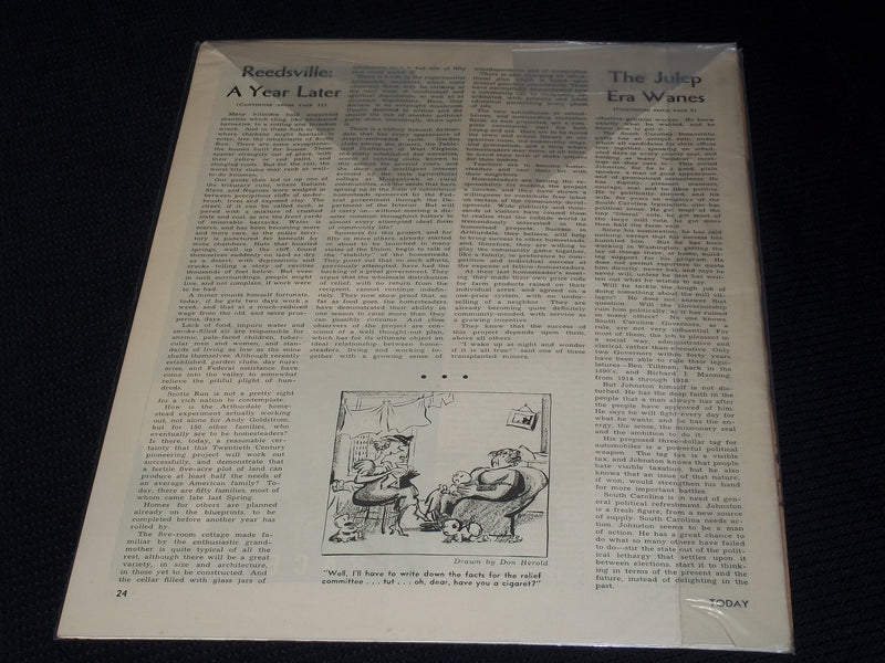 1934 NOVEMBER 10 TODAY MAGAZINE - BANKING FUTURE FRONT COVER - E 5991