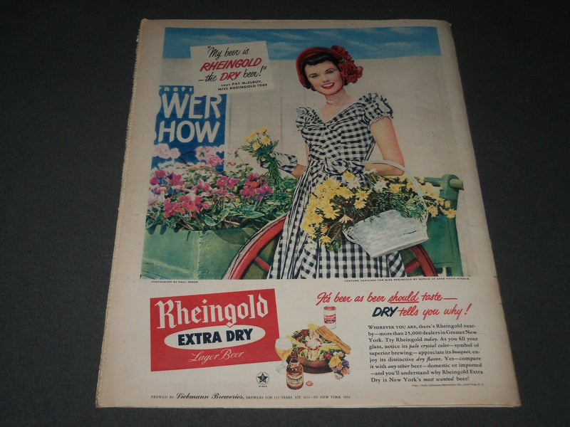 1949 MAY 15 SUNDAY MIRROR MAGAZINE SECTION - ESTHER WILLIAMS COVER - J 2930