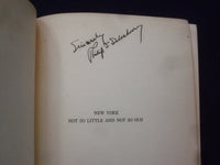 1926 NEW YORK NOT SO LITTLE AND NOT SO OLD HARDCOVER BOOK-SARAH LOCKWOOD-KD 8693