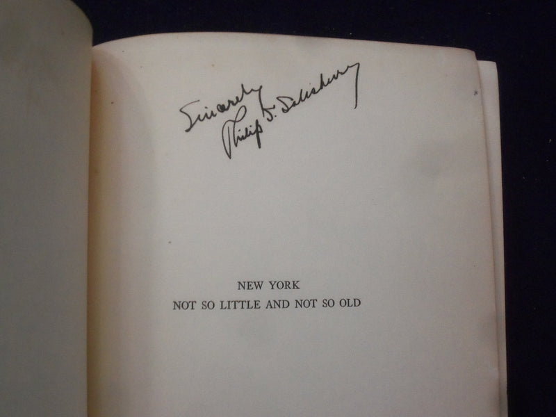 1926 NEW YORK NOT SO LITTLE AND NOT SO OLD HARDCOVER BOOK-SARAH LOCKWOOD-KD 8693