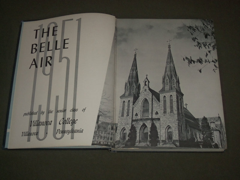 1951 THE BELLE AIR UNIVERSITY OF VILLANOVA YEARBOOK - GREAT PHOTOS - YB 1292