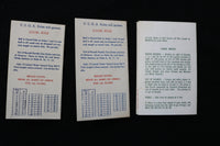 1963-1964 MORRIS AND FAIRMOUNT COUNTRY CLUB GOLF SCORECARDS - LOT OF 3 - K 1968