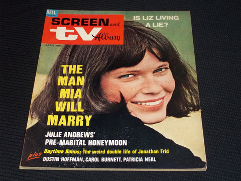 1969 APRIL SCREEN & TV ALBUM MAGAZINE - MIA FARROW FRONT COVER - E 15690