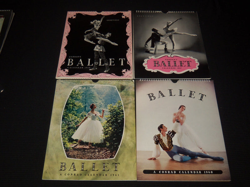 1951-1964 BALLET & OPERA CALENDAR LOT OF 11 DIFFERENT - O 2596V
