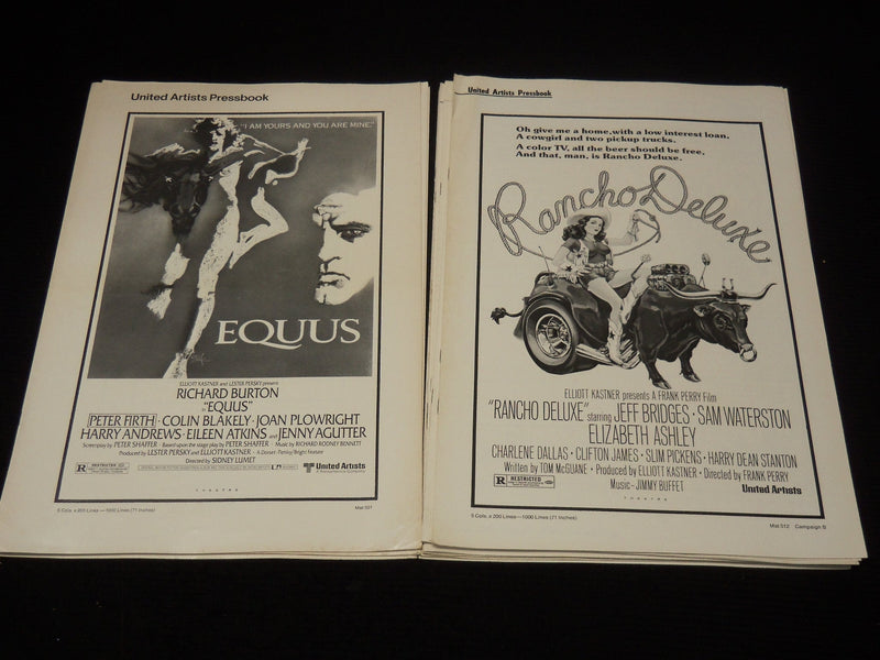 1970'S UNITED ARTISTS MOVIE PRESSBOOKS LOT OF 20 - O 3811