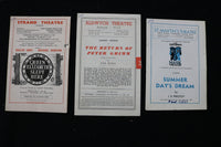 1947-1949 LONDON THEATRE PROGRAMS - LOT OF 22 - K 1822