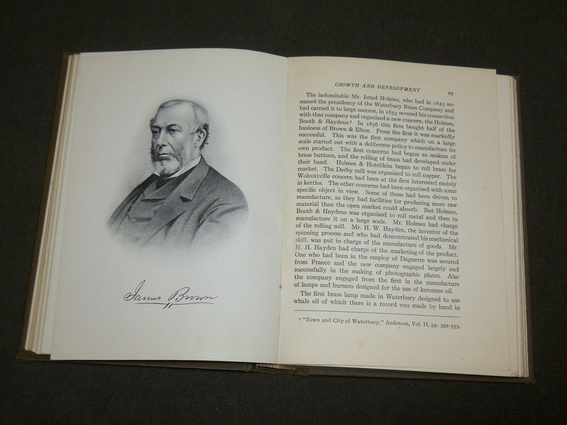 1926 THE BRASS INDUSTRY IN THE UNITED STATES BOOK BY WILLIAM G. LATHROP- KD 6232