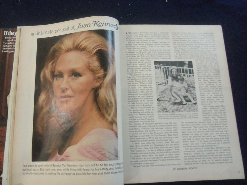 1969 SEPTEMBER GOOD HOUSEKEEPING MAGAZINE - JOAN KENNEDY - SP 4796F
