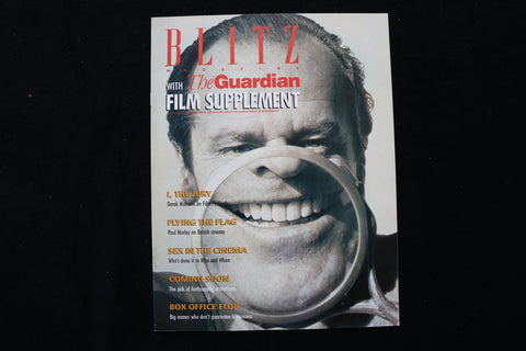 1989 BLITZ & GUARDIAN FILM SUPPLEMENT MAGAZINE - JACK NICHOLSON COVER - E 24403