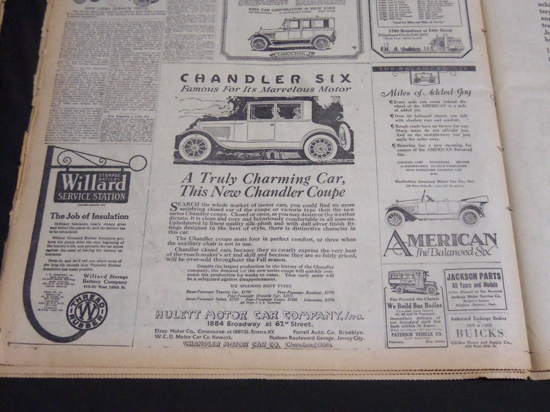 1919 SEPT 21 NY TIMES DRAMA SECTION - PROBLEMS FACED BY PRESIDENT - NT 7100