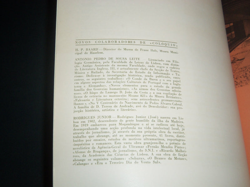 1969 OCTOBER COLOQUIO MAGAZINE N. 55 - ARTS & LETTERS - PORTUGUESE - J 4187