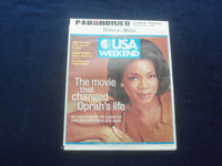 1998 OCT 9-11 POTTSVILLE REPUBLICAN USA WEEKEND MAGAZINE- OPRAH WINFREY- NP 6208