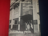1959 ODONTOLOG TEMPLE UNIVERSITY SCHOOL OF DENTISTRY YEARBOOK - PHOTOS - YB 278