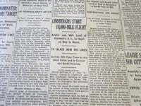 1929 SEPT 19 NEW YORK TIMES - LINDBERGHS START 10,000 MILE FLIGHT - NT 6554