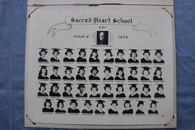 1954 SACRED HEART SCHOOL 8B3 GIRLS CLASS 8" x 10" PHOTOGRAPH - K 3137