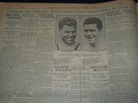 1926 SEPTEMBER 23 NEW YORK TIMES NEWSPAPER - DEMPSEY TO DEFEND TITLE - NT 7573