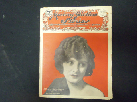 1922 JANUARY 13 MOVING PICTURE STORIES MAGAZINE - SYLVIA BREAMER - ST 833