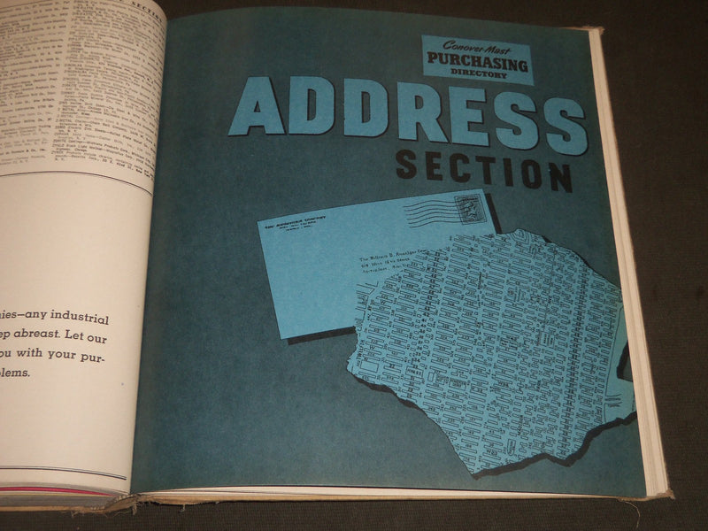 1948 FALL CONOVER-MAST PURCHASING DIRECTORY 15TH EDITION VOLUME 8 - KD 3396H