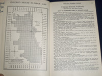 1952 RAND MCNALLY STREET GUIDE AND TRANSPORTATION DIRECTORY OF CHICAGO - J 1438