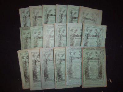 1868-1870 PUTNAM'S MONTHLY MAGAZINE - LOT OF 18 ISSUES - WR 1160