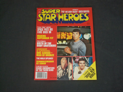 1979 MAY SUPER STAR HEROES MAGAZINE - LEONARD NIMOY - DOC SAVAGE - B 4967
