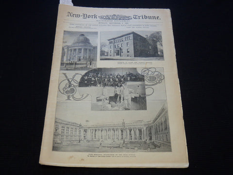 1902 NOV 2 NEW YORK TRIBUNE ILLUSTRATED SUPPLEMENT - YALE UNIVERSITY - NP 9011