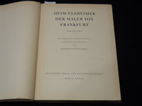 1936-1952 DER MALER VON FRANKFURT GERMAN VOLUME SET OF 3 -ADAM ELSHEIMER - Z 189