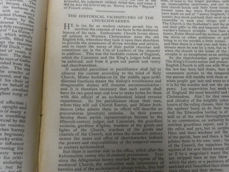 1899 SATURDAY REVIEW 2 BOUND VOLUMES - COMPLETE YR- PUBLISHED IN LONDON - R 1112