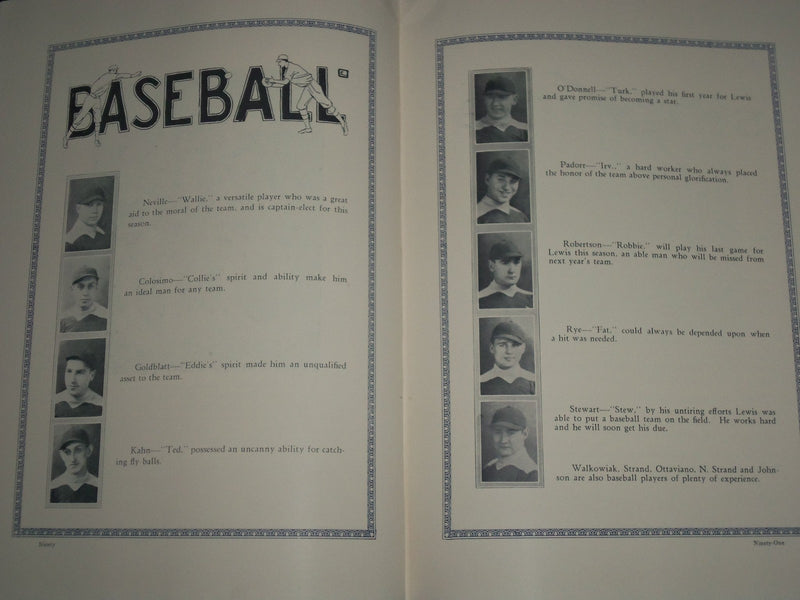 1926 THE LEWIS INSTITUTE OF CHICAGO ANNUAL YEARBOOK - ILLINOIS - PHOTOS - YB 416