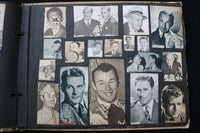 1930'S-1940'S MOVIE STARS SCRAPBOOK - CLARK GABLE - RONALD REAGAN - E 24878