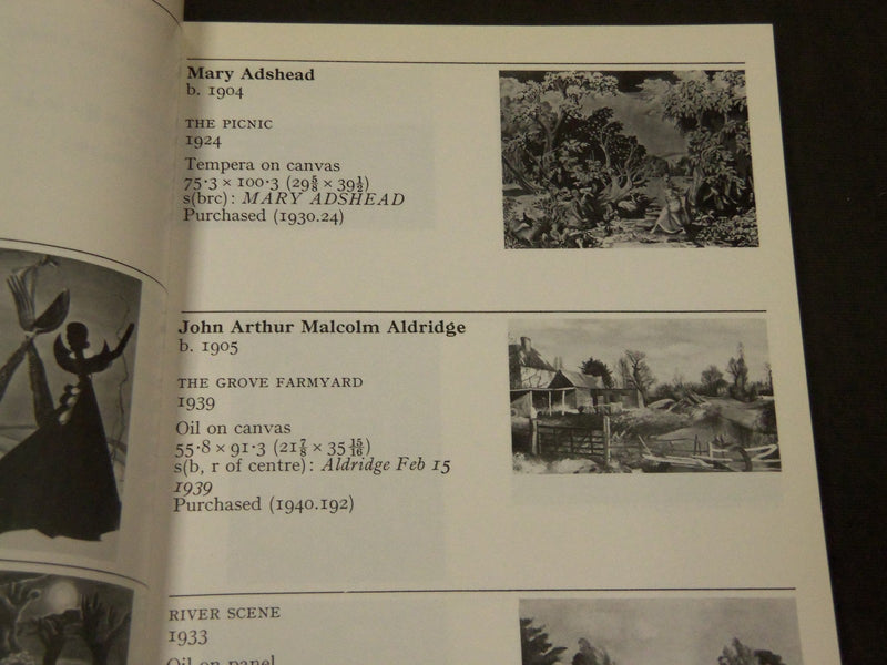1976-1978 CONCISE CATALOGUE OF BRITISH PAINTINGS VOLUME 1 & 2 - KD 992