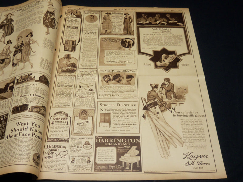 1918 JUNE 2 NEW YORK TIMES PICTURE SECTION - AMERICANS IN LONDON - NT 8824