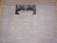1935 JAN 30 NEW YORK TIMES - HAUPTMANN LETTERS DISCREDIT STORY ON FISCH- NT 1947