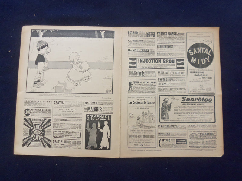 1908 SEP 26 LE SOURIRE MAGAZINE - ILLUSTRATED COMEDY - FRENCH TEXT - SP 4867P