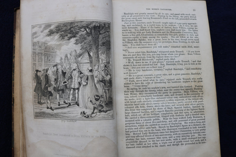 1872 AINSWORTH'S MAGAZINE, VOLUME I HARDCOVER BOOK BY WILLIAM AINSWORTH- KD 9455