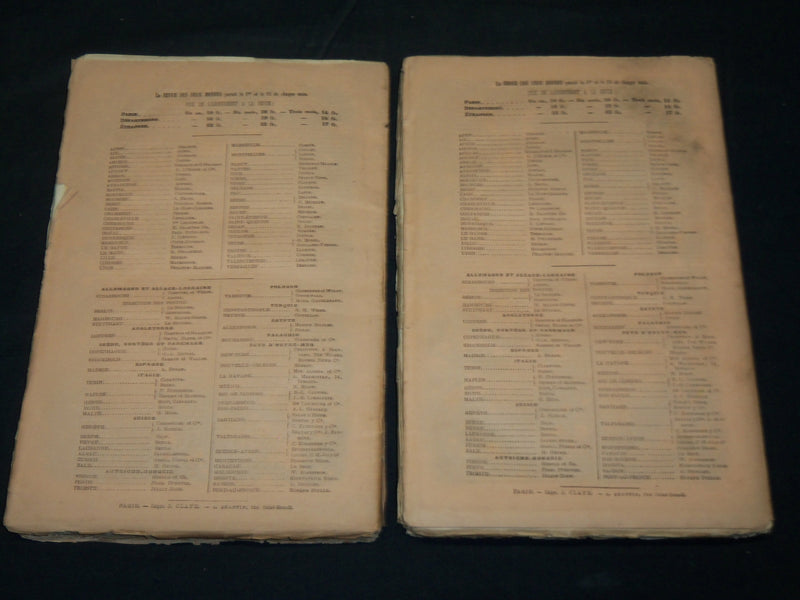 1881 REVUE DES DEUX MONDES FRENCH MAGAZINE LOT OF 2 ISSUES - WR 106G