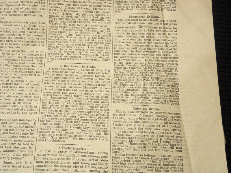 1877 JAN 24 WEEKLY COMMERCIAL ADVERTISER - COUNTING THE VOTE ELECTION - NP 8963