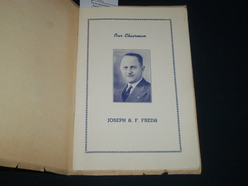 1940 APRIL 10 FIFTH WARD REPUBLICAN DINNER-DANCE PROGRAM - NEWARK NJ - J 4143