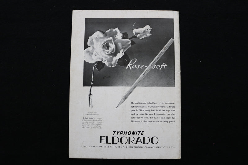 1944 MAY AMERICAN ARTIST MAGAZINE - LITHOGRAPH SKETCH OF ANNE COVER - SP 4183Q
