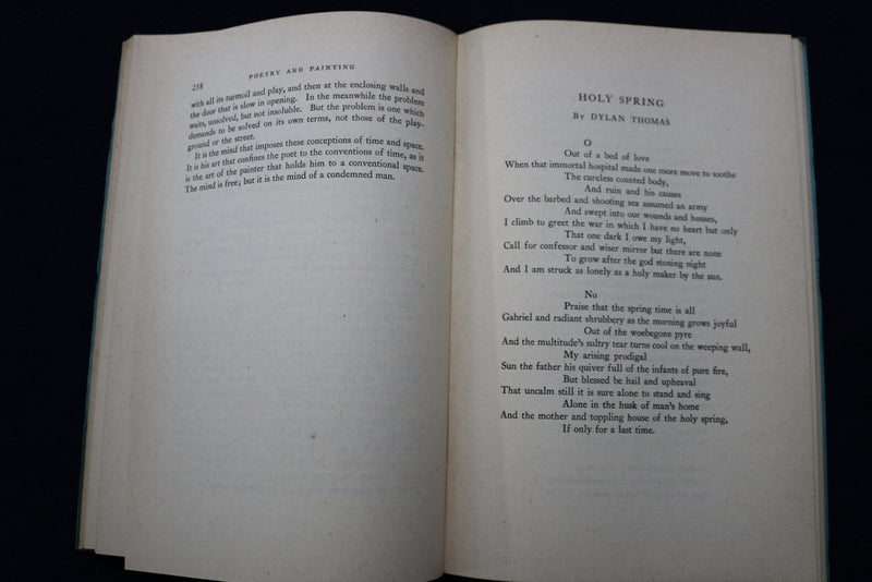 1945 SPRING THE SEWANEE REVIEW SOFTCOVER BOOK - DYLAN THOMAS - K 742
