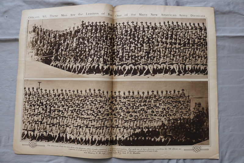 1918 AUG 8 MID-WEEK PICTORIAL MAGAZINE SECTION - AMERICAN FIGHTING MEN - NP 9235