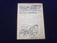 1958 JULY 10 BOSTON DAILY RECORD NEWSPAPER - OLD COLONY RUNS TODAY - NP 6352