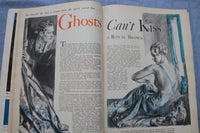 1933 FEBRUARY COSMOPOLITAN MAGAZINE -HARRISON FISHER COVER- GREAT ADS - ST 1001V