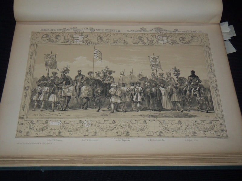 1843 THE EGLINTON TOURNAMENT VOLUME - LONDON - GREAT PLATES - Z 255
