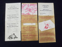 1971-1977 P.I.A.A. WRESTLING CHAMPIONSHIP PROGRAMS - LOT OF 9 - O 2136O