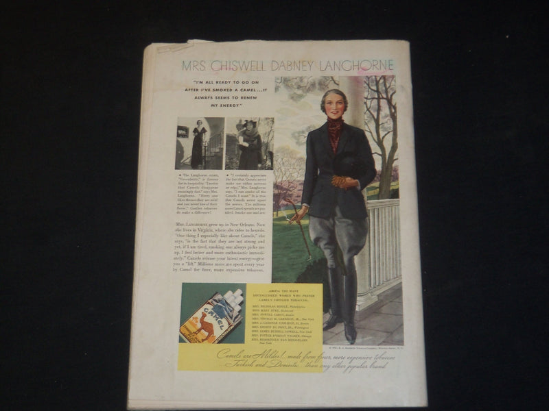 1935 OCTOBER 5 THE NEW YORKER MAGAZINE - ILLUSTRATED COVER - NY 6